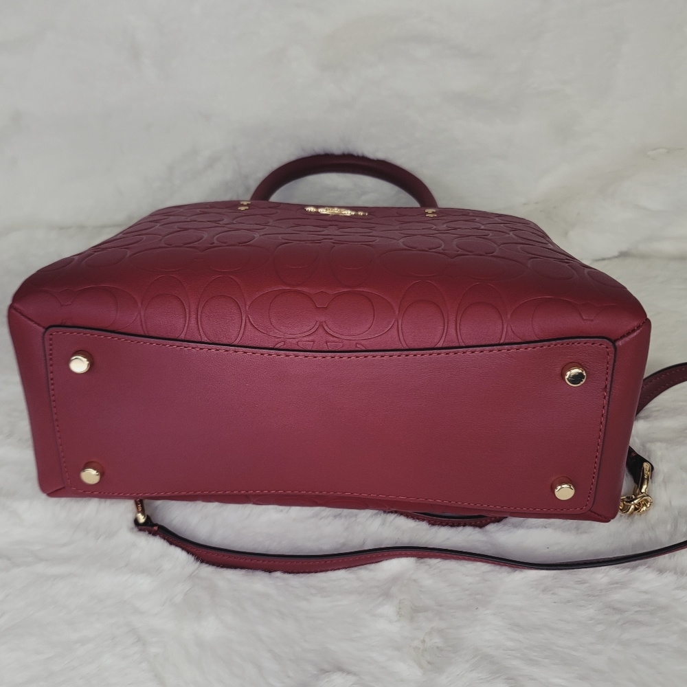 SALE 1 DAY Coach 2 PCS SET Signature Leather Bag Wallet NWT - Picture 12 of 16
